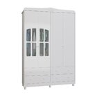 Guarda Roupa De Bebê 4 Portas Com Janela 4 Gavetas Maya Cláss