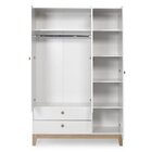 Guarda-roupa De Bebê Alecrim 3 Portas 2 Gavetas Cabeccasa Mad