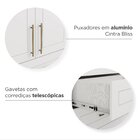 Guarda Roupa De Bebê Retro 4 Portas E 4 Gavetas 100% Mdf Zoe