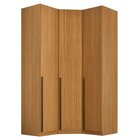 Guarda-roupa De Canto 100% Mdf 3 Portas Altezza Freijó