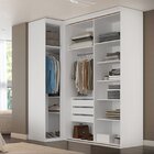 Guarda-roupa De Canto 100% Mdf Porta De Correr 3 Portas Spaci