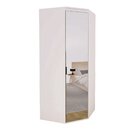 Guarda Roupa De Canto 45 Porta Espelhada Modular Mdf Lotus Be