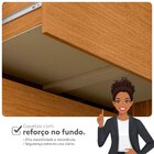 Guarda Roupa De Canto 4 Portas 4 Gavetas Tuim Yescasa Cinamom