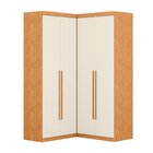 Guarda Roupa De Canto 4 Portas 4 Gavetas Tuim Yescasa Cinamom