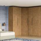 Guarda-roupa De Canto  Veneza 1 Pt  Freijó