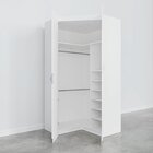 Guarda Roupa De Canto Closet Modular Com 6 Prateleiras Hera C