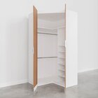 Guarda Roupa De Canto Closet Modular Com 6 Prateleiras Hera C