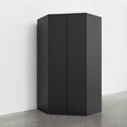 Guarda Roupa De Canto Closet Modular Com 6 Prateleiras Hera C