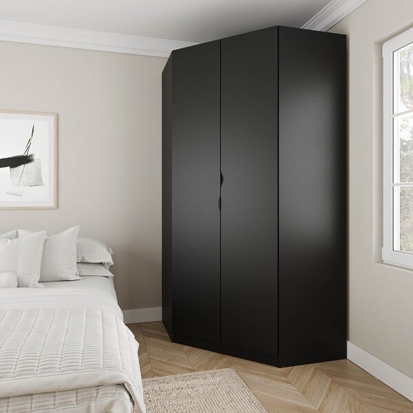 Guarda Roupa De Canto Closet Modular Com 6 Prateleiras Hera C