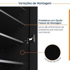 Guarda Roupa De Canto Closet Modular Com 6 Prateleiras Hera C