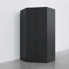 Guarda Roupa De Canto Closet Modular Com 6 Prateleiras Hera C