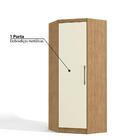 Guarda Roupa De Canto Modulado Prisma 1 Porta - Freijó/off W