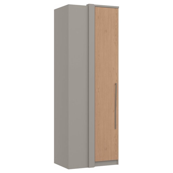 Guarda Roupa De Canto Reto 1 Porta Elegance  Níquel/angelin