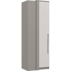Guarda-roupa De Canto Reto 1 Porta Elegance  Níquel/blanc