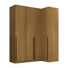 Guarda-roupa De Canto Reto 4 Portas Altezza Trend Freijó