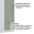 Guarda Roupa De Canto Reto Modulado 90cm 1 Porta Alpes Lucian