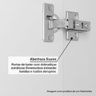 Guarda Roupa De Canto Reto Modulado 90cm 1 Porta Alpes Lucian