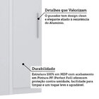 Guarda Roupa De Canto Reto Modulado 90cm 1 Porta Alpes Lucian