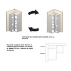 Guarda-roupa De Canto Spacios 2 Portas Branco