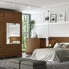 Guarda-roupa De Casal 02 Portas Deslizantes Verg Henn - Casta