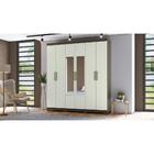 Guarda-roupa De Casal 06 Portas 02 Gavetas Castin Henn - Dama