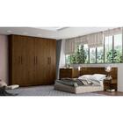 Guarda-roupa De Casal 06 Portas 03 Gavetas Cover Henn - Casta