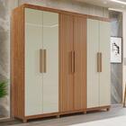 Guarda-roupa De Casal 100% Mdf 6 Portas 2 Gavetas Portugal Fr