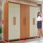 Guarda-roupa De Casal 100% Mdf 6 Portas 2 Gavetas Portugal Fr