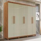 Guarda-roupa De Casal 100% Mdf 6 Portas 2 Gavetas Portugal Fr