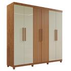 Guarda-roupa De Casal 100% Mdf 6 Portas 2 Gavetas Portugal Fr