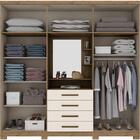 Guarda-roupa De Casal 10 Portas 04 Gavetas Viena Henn - Rústi