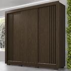 Guarda-roupa De Casal 3 Portas E 3 Gavetas Barcelona Ripado -