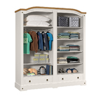 Guarda-roupa De Casal 4 Portas E 2 Gavetas Em Madeira Maciça