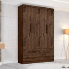 Guarda-roupa De Casal 4 Portas E 4 Gavetas Toronto Plus Textu