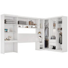 Guarda Roupa De Casal 6 Peças Branco Modulado Modena Cp19 Dem
