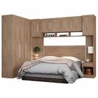 Guarda Roupa De Casal 6 Peças Modulado Modena Cp16 Nogal Touc