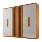Guarda Roupa De Casal 6 Portas 2 Gavetas Cairo Rufato Móveis