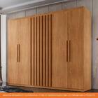 Guarda Roupa De Casal 6 Portas 2 Gavetas Cairo Rufato Natural