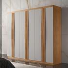 Guarda Roupa De Casal 6 Portas 2 Gavetas Grecia Rufato Móveis