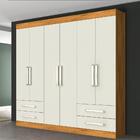 Guarda-roupa De Casal 6 Portas 4 Gavetas 6 Prateleiras Nice M