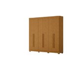 Guarda-roupa De Casal 6 Portas 4 Gavetas Belém Cinamomo