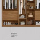 Guarda Roupa De Casal 6 Portas Atrice Grafito Demartez