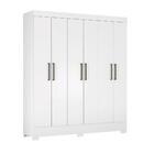 Guarda Roupa De Casal 6 Portas E 2 Gavetas 1.80m Branco Havan