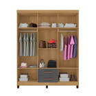 Guarda Roupa De Casal 6 Portas E 2 Gavetas Sem Espelho Manche