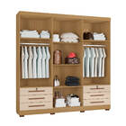 Guarda Roupa De Casal 6 Portas E 6 Gavetas Com Espelho Durham