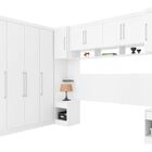 Guarda Roupa De Casal 7 Peças Branco Modulado Modena Cp2 Demó