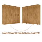 Guarda Roupa De Casal 8 Portas 236cm Freijó Diplomata Moval