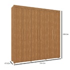 Guarda Roupa De Casal  Milão Mdf 6 Portas Camas Fênix