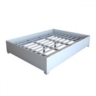 Guarda-roupa De Casal Carol 3 Portas 4 Gavetas Com Cama Branc