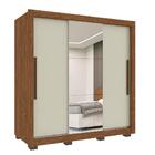 Guarda-roupa De Casal Com Espelho 03 Portas E 03 Gavetas Cann